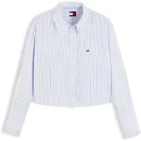 Tommy Hilfiger Blusa azul claro / rojo cereza / blanco