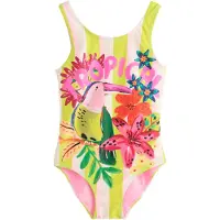 Next Traje de baño verde / kiwi / rosa claro / rojo