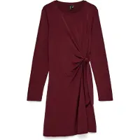 Vero Moda Vestido 'VMJill' rojo oscuro