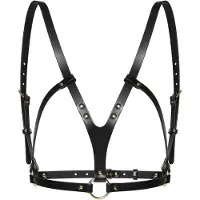 Haute Cuir Cinturón 'Elara' negro