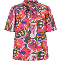 Usha Blusa mezcla de colores / rosé