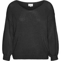 Americandreams Jersey talla grande 'Milana Cotton' negro