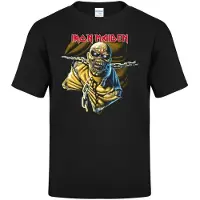 Iron Maiden Camiseta 'Piece of Mind Tracks T-Shirt' negro
