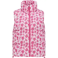 IZIA Chaleco rosa / blanco