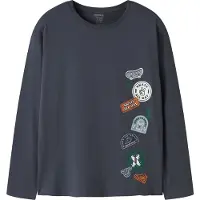 Name it Camiseta 'NKMVAGNO' azul noche / gris / blanco