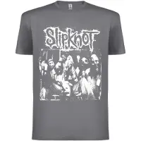 Slipknot Camiseta 'Albums Platter T-Shirt' gris