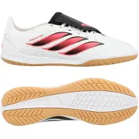 Adidas adidasBota de fútbol sala con lengüeta plegable Predator Club indoor 48 2/3 Cloud White / Solar Turbo / Core Black Unisex
