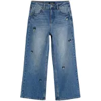 Desigual , Pantalón Vaquero Culotte Mickey, Mujer, Algodon, Azul, 40