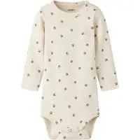 Name it Pijama entero/body 'NBMLARIS' chocolate / blanco moteado