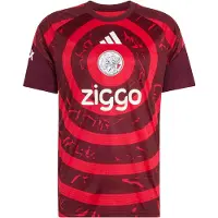 Adidas Camiseta funcional 'Ajax Amsterdam 26/27 Pre-Match' rojo / rojo carmesí / negro / blanco