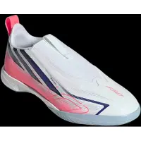 Adidas adidasZapatilla de fútbol sin cordones F50 Hyperfast League Indoor 28 Cloud White / Solar Purple / Solar Turbo Niño
