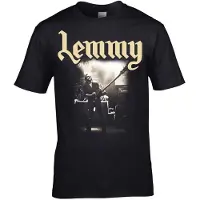 Rockshirts Camiseta 'Lemmy Kilmister Born to Lose, Lived to Win 1945-2015' negro