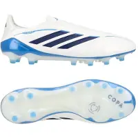 Adidas adidasBota de fútbol sin cordones Copa Pure IV Elite para césped artificial 46 2/3 Zero Metalic / Dark Blue / Lucid Ray Blue Unisex