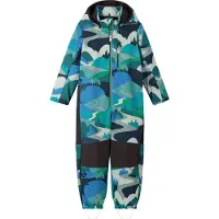 Reima - Kid's Nurmes Softshell Overall Print - Mono size 104, multicolor