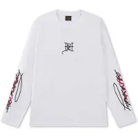 Ed Hardy Camiseta 'Flying Twin Dragon' rojo / negro / blanco