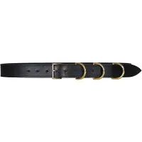 Haute Cuir Cinturón 'D Ring Waist Belt' negro