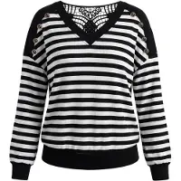 Faina Camiseta negro / blanco