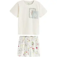 Ted Baker Pijama de pantalón corto crema / azul claro / verde hierba / rosa