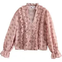 Next Blusa mostaza / altrosa / rojo vino
