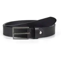 Howard London Cinturón 'Leather Belt Henry Black' negro
