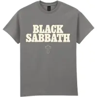 Black Sabbath Camiseta 'Logo T-Shirt' gris