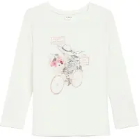 s.Oliver Camiseta crema / gris / rosa / rosa