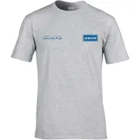 Oasis Camiseta '- Definitely Maybe Tracklistning T-Shirt' gris