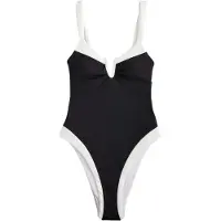 Next Traje de baño negro / blanco