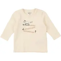 Name it Camiseta 'NBMKOPLA' kitt / azul claro / marrón oscuro / blanco lana