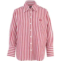 Gap Tall Blusa granadina / negro / blanco