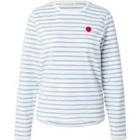 Marc O'Polo Camiseta azul paloma / blanco