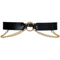 Haute Cuir Cinturón 'Clea' negro