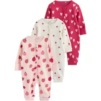 Next Pijama rosa / púrpura / blanco