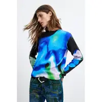 Desigual Jersey 'M. C. Lacroix' azul / mezcla de colores