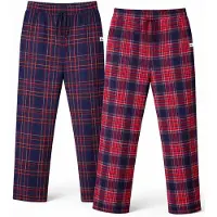 PANTONECLO Pijama largo 'Men’s Night Wear Long Pajama- 2 PCS' borgoña