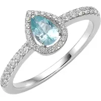 Giorgio Martello Milano Anillo azul claro / plata