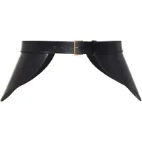 Haute Cuir Cinturón 'Ivy' negro