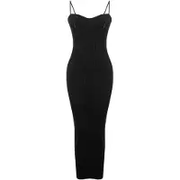 Trendyol Vestido de punto negro