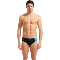 Arena Bermudas ' PRINTED SPLICE' azul / negro