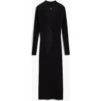 Desigual , Vestido Punto Manga Larga, Mujer, Negro, L