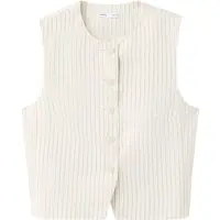 Mango Chaleco para traje 'MICHY' gris / offwhite