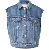 Levi's Chaleco 'SHRUNKEN 90S' azul denim