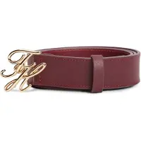 Tommy Hilfiger Cinturón 'SCRIPT 3.0' rojo vino