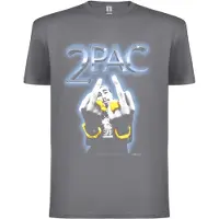 Rockshirts Camiseta '2PAC Rude T-Shirt' gris