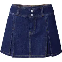 Levi's Falda 'Inverted Pleat Mini' navy
