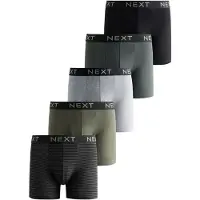 Next Calzoncillo boxer gris / caqui / jade / negro