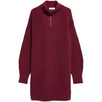 Armedangels - Women's Troyer Rib Knit Dress - Vestido size M, rojo