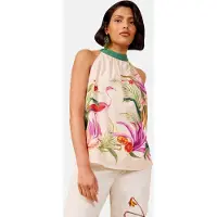 Love & roses Top marfil / verde / lila / rosa