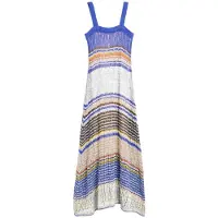 Desigual , Vestido Punto Largo, Mujer, Azul, S