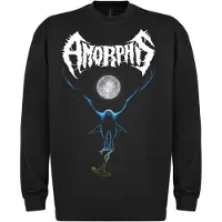 Amorphis Sudadera 'Black Winter Day Sweatshirt Sweatshirt' negro